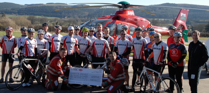 Hafren CC raise £2,587.10 for the Wales Air Ambulance Hafren CC raise £2,587.10 for the Wales Air Ambulance