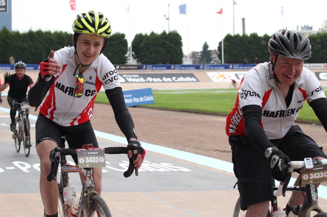 Hafren CC take on the cobbles of Paris-Roubaix